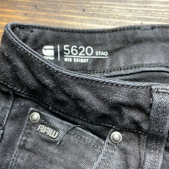 G-Star Raw 5620 Skinny Moto Biker Jeans - Picture 8 of 11